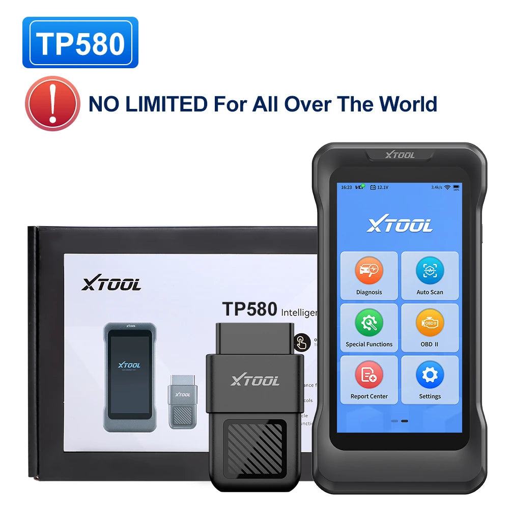 Herramienta de Diagnóstico y Programación TPMS XTOOL TP580, Escáner Automotriz para Todos los Sistemas, 22+ Servicios