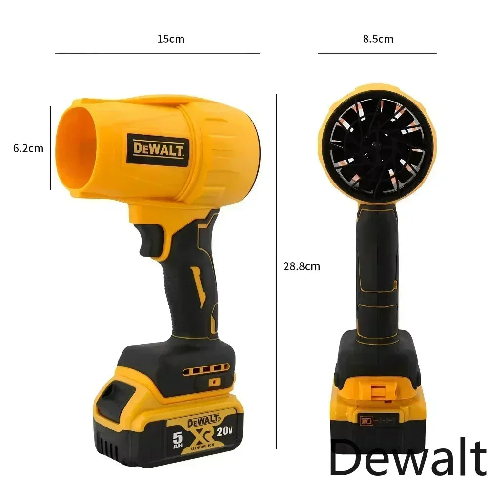 Soplador de Aire DEWALT 20V – Flujo de Aire Potente, 30000 RPM, Uso Manual, Herramienta para Eliminar Polvo – Sin batería