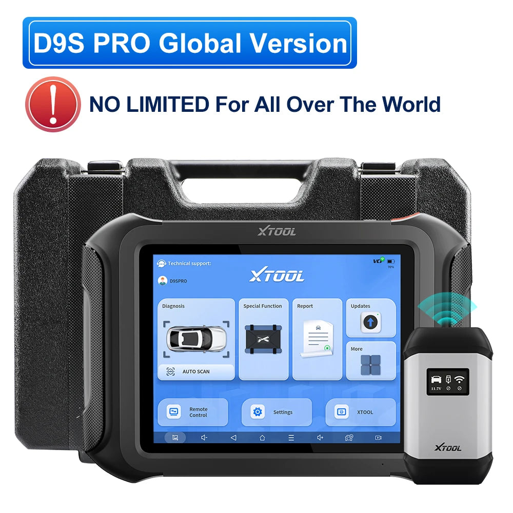 XTOOL D9S PRO D9SPRO herramientas de diagnóstico de coche programación/codificación ECU escáner automotriz más de 45 servicios