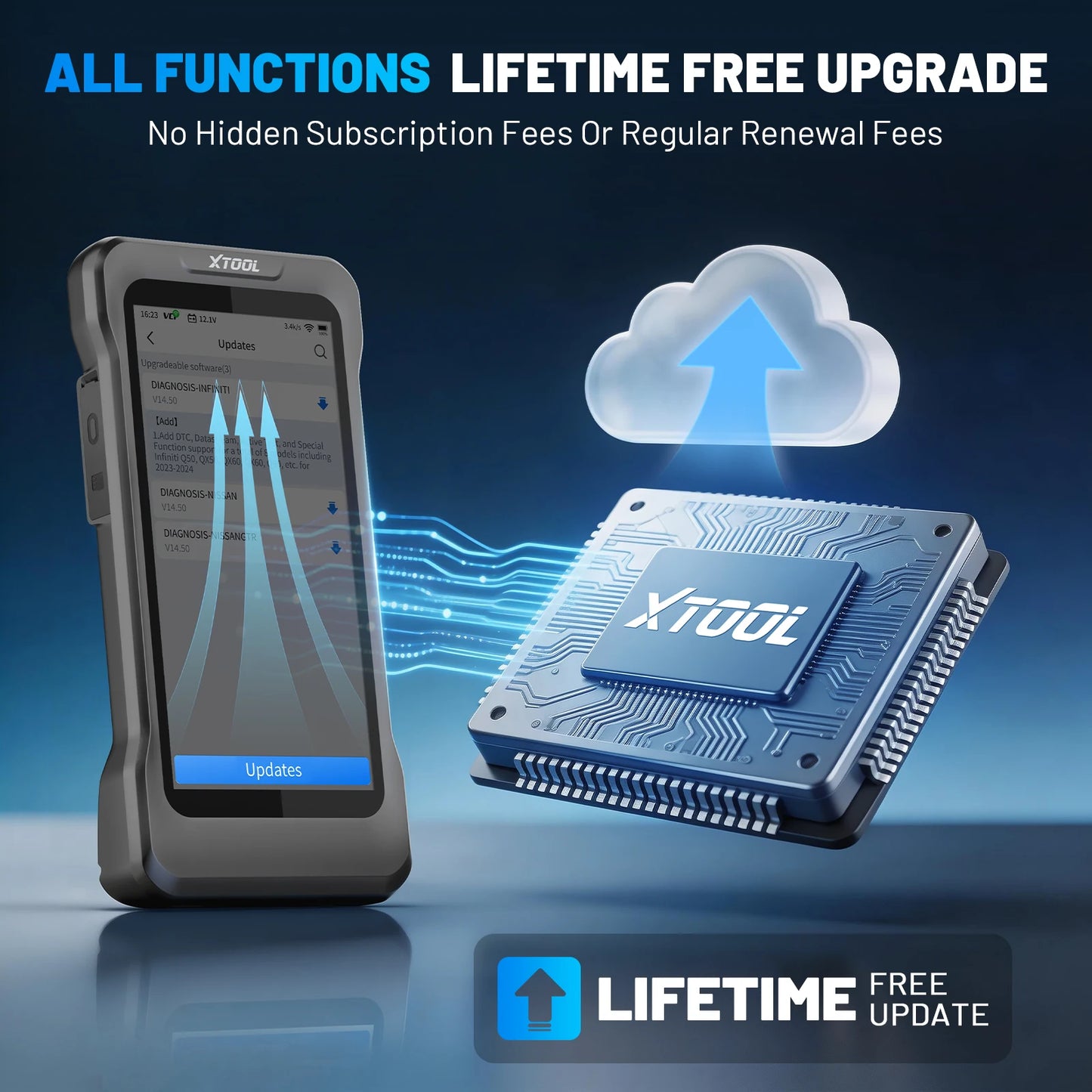 Herramienta de Diagnóstico y Programación TPMS XTOOL TP580, Escáner Automotriz para Todos los Sistemas, 22+ Servicios