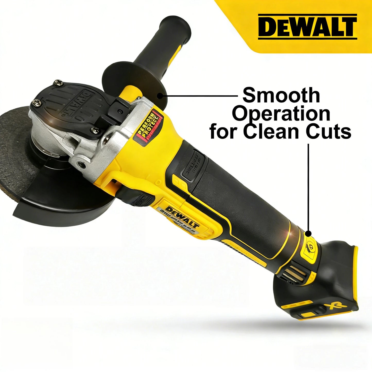Esmeriladora Angular DEWALT DCG405 125 mm – Tecnología Sin Escobillas, Voltaje 20V – Unidad sola, batería no incluida
