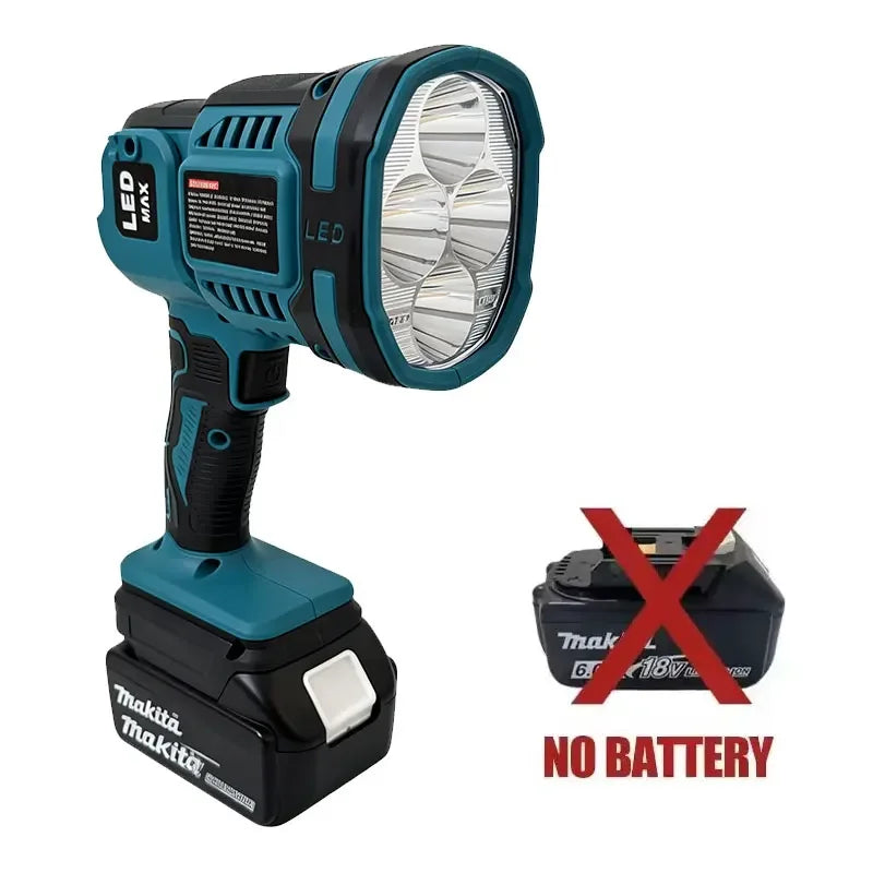 Linterna LED inalámbrica Makita, linterna portátil, lámpara de emergencia Makita