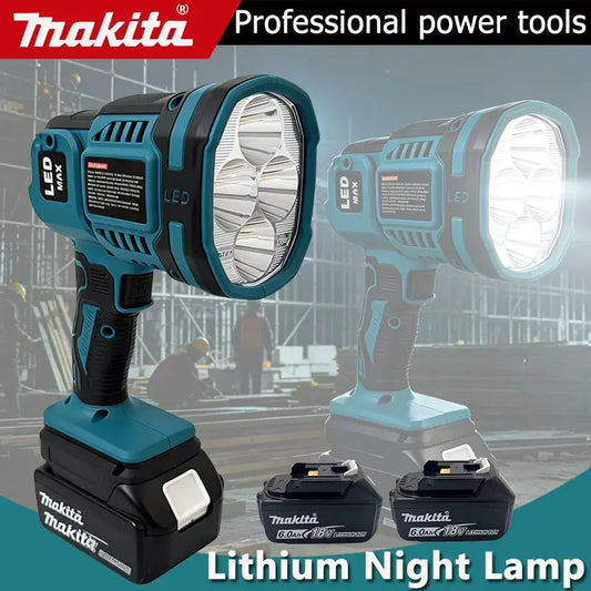 Linterna LED inalámbrica Makita, linterna portátil, lámpara de emergencia Makita