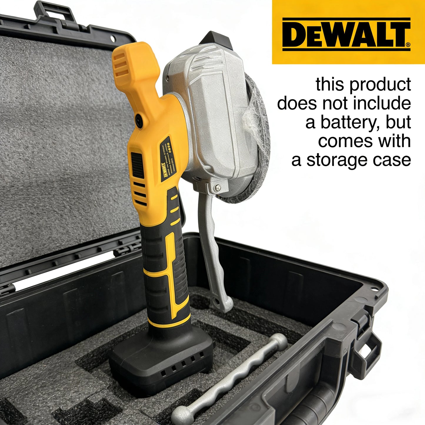 Vibrador Manual para Azulejos DEWALT – Frecuencia Ajustable, Fuerte Succión, Reduce Esfuerzo en Trabajos de Colocación