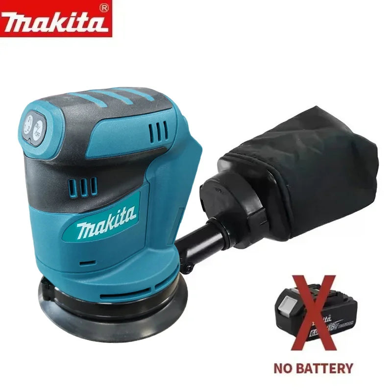 Makita DBO180Z 18V | Lijadora Orbital Sin Cable | Para Acabados, Madera y Pulido | Solo Equipo