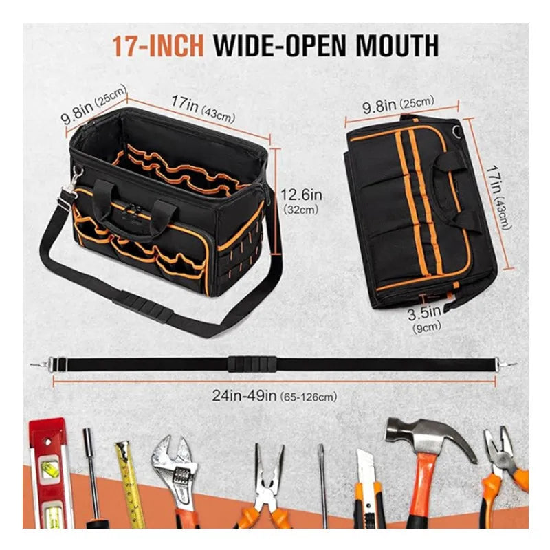 Bolsa DGEV Portaherramientas – Diseño Tipo Caja, Múltiples Compartimentos, Fácil Transporte