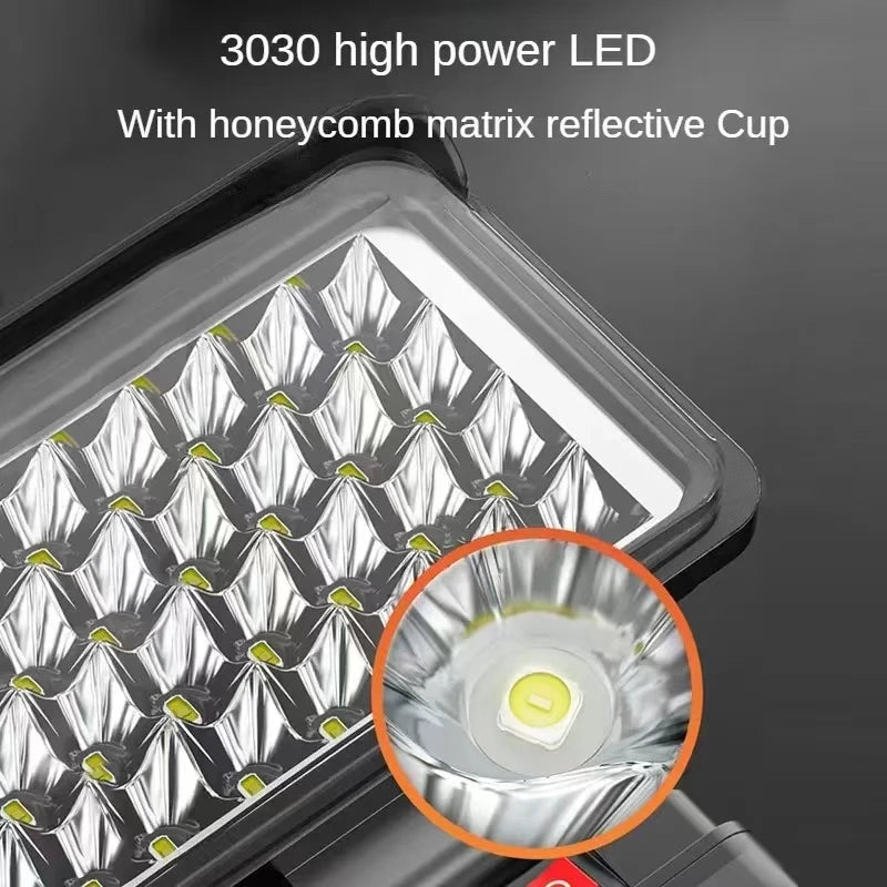Foco LED Inalámbrico 3 a 8 Pulgadas | Luz Portátil para Trabajo, Pesca y Emergencias | Compatible con Dewalt 18V