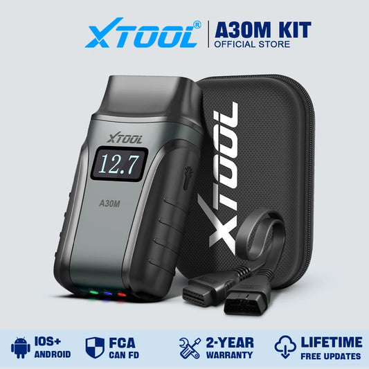 Escáner OBD2 Bluetooth XTOOL Anyscan A30M, herramientas de diagnóstico automotriz, lector de códigos de servicio con más de 26 reinicios