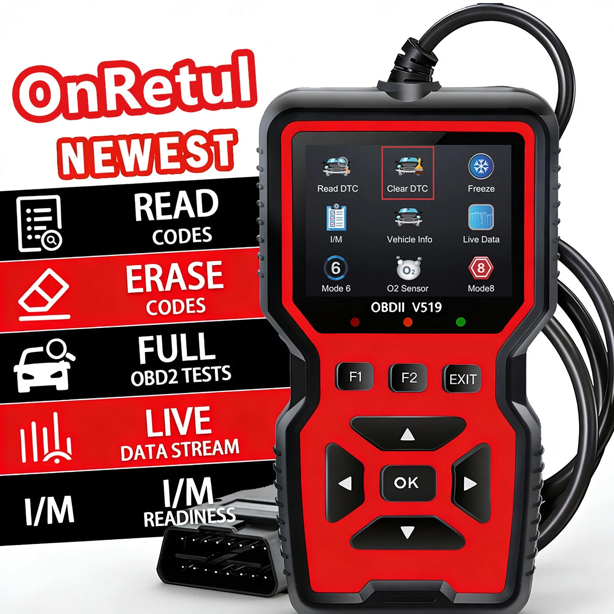 Herramienta de diagnóstico de coches Obdii/Eobd profesional y avanzada