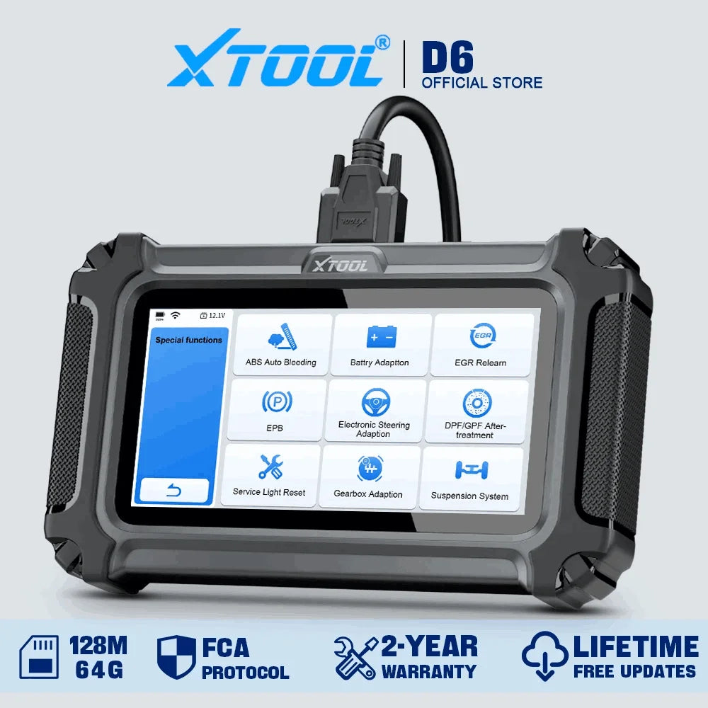 Escáner automotriz XTOOL D6, herramienta de diagnóstico para todos los sistemas de automóviles, para más de 15 servicios