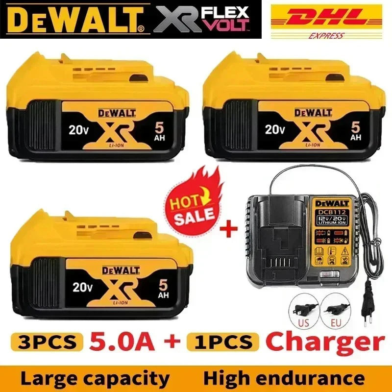 Nueva Batería Original Dewalt 9.0Ah 20V/60V para Herramientas Eléctricas DCB206 DCB206 DCB205 DCB200 DCB203