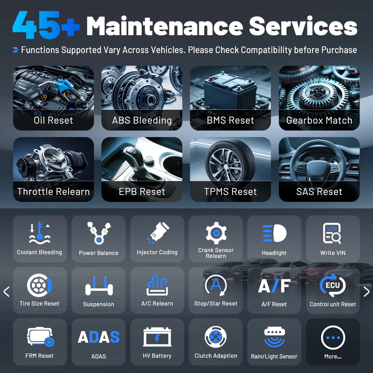 XTOOL D9S PRO D9SPRO herramientas de diagnóstico de coche programación/codificación ECU escáner automotriz más de 45 servicios