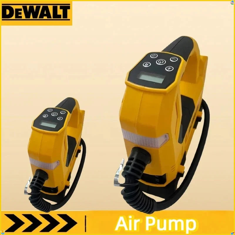 Inflador de Neumáticos Portátil Dewalt, Compresor Recargable, Inflador de Neumáticos Eléctrico Inalámbrico Digital para Automóvil, Herramienta de 20V