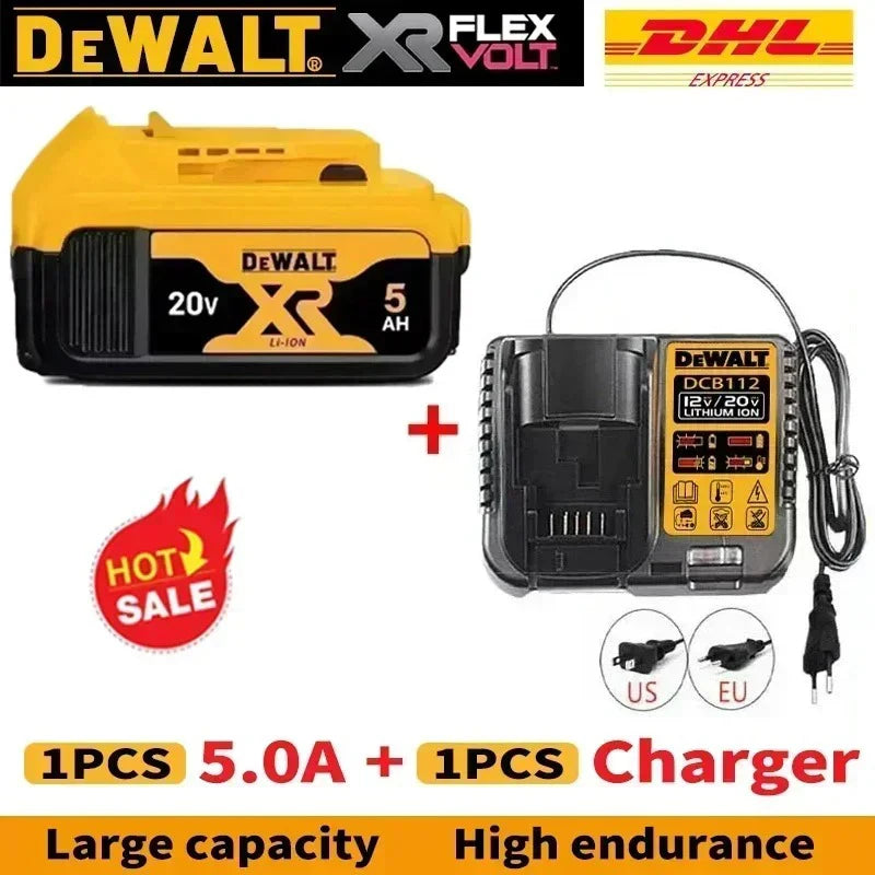 Nueva Batería Original Dewalt 9.0Ah 20V/60V para Herramientas Eléctricas DCB206 DCB206 DCB205 DCB200 DCB203