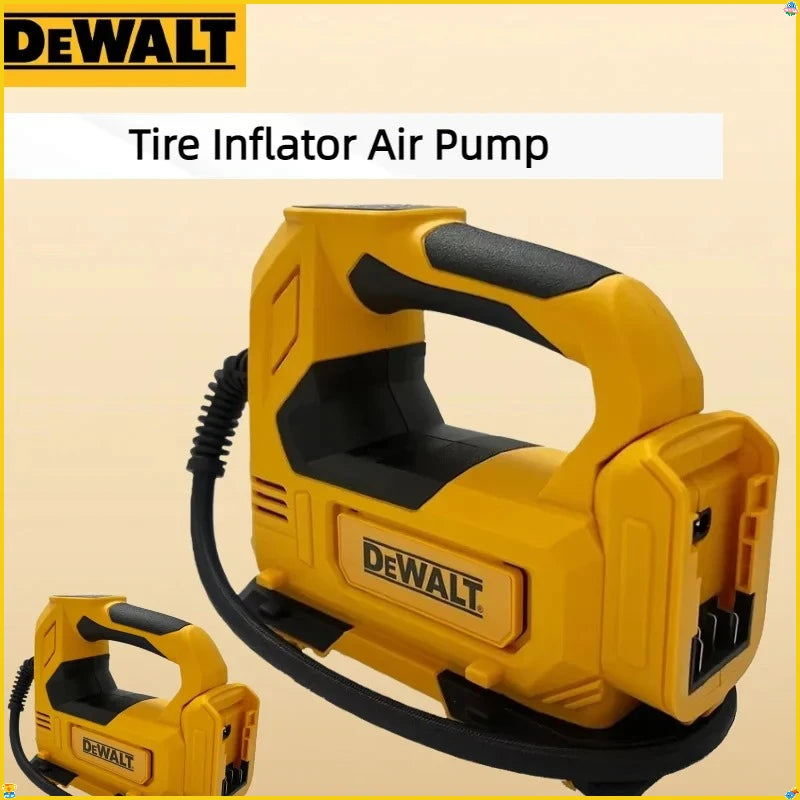 Inflador de Neumáticos Portátil Dewalt, Compresor Recargable, Inflador de Neumáticos Eléctrico Inalámbrico Digital para Automóvil, Herramienta de 20V
