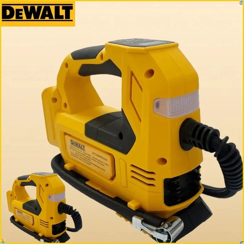 Inflador de Neumáticos Portátil Dewalt, Compresor Recargable, Inflador de Neumáticos Eléctrico Inalámbrico Digital para Automóvil, Herramienta de 20V