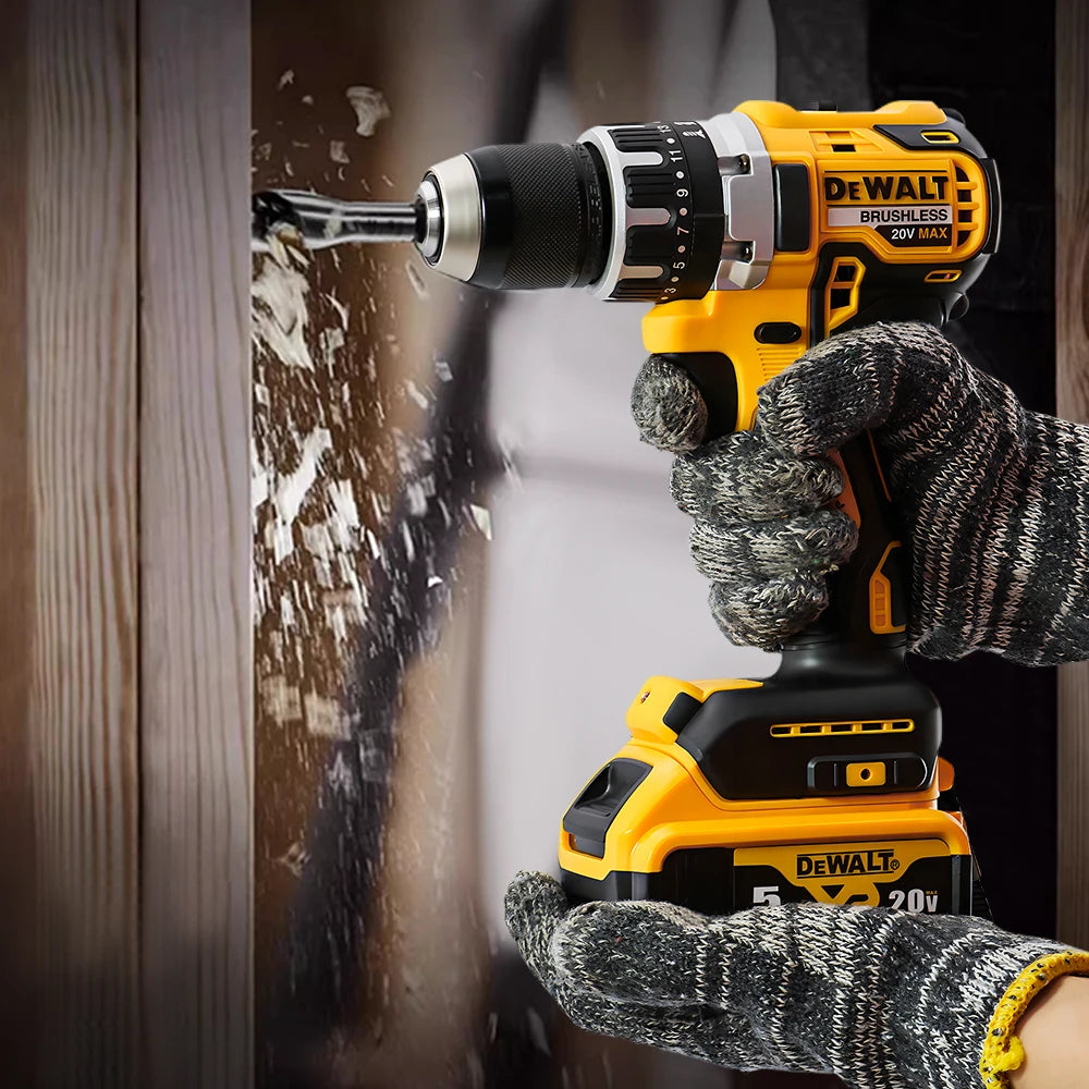 Dewalt DCD796 Taladro de impacto inalámbrico compacto sin escobillas Luz LED Potente herramienta eléctrica