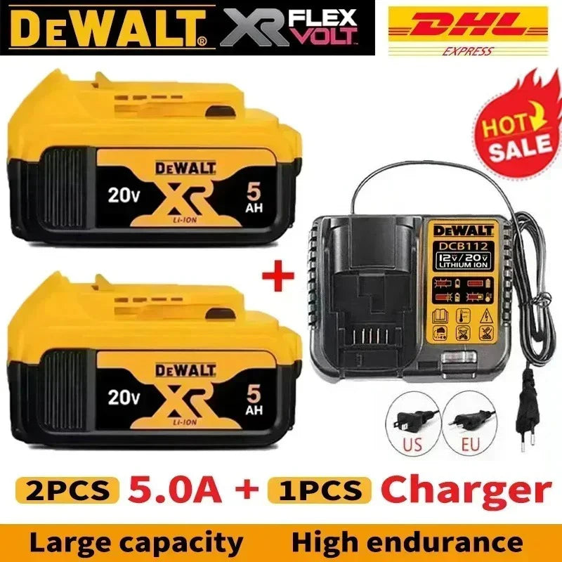 Nueva Batería Original Dewalt 9.0Ah 20V/60V para Herramientas Eléctricas DCB206 DCB206 DCB205 DCB200 DCB203