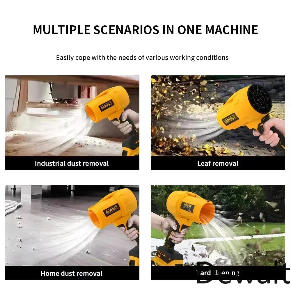 Soplador de Aire DEWALT 20V – Flujo de Aire Potente, 30000 RPM, Uso Manual, Herramienta para Eliminar Polvo – Sin batería