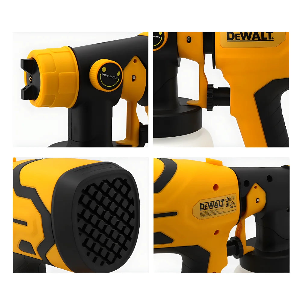 DEWALT Pistola de Pintar Recargable – Motor Sin Escobillas, Fácil de Usar para Trabajos en el Hogar