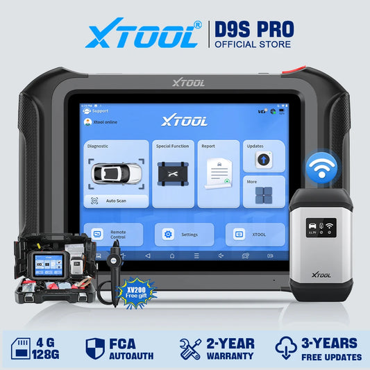 XTOOL D9S PRO D9SPRO herramientas de diagnóstico de coche programación/codificación ECU escáner automotriz más de 45 servicios