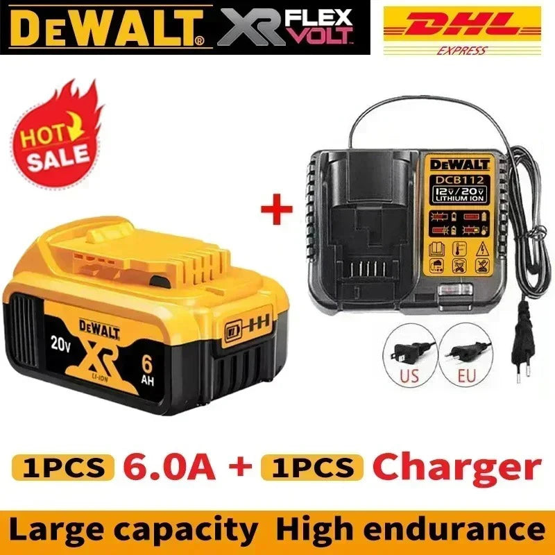 Nueva Batería Original Dewalt 9.0Ah 20V/60V para Herramientas Eléctricas DCB206 DCB206 DCB205 DCB200 DCB203