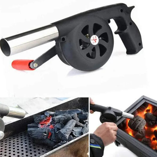Soplador de mano portátil para barbacoa, secador de pelo pequeño, accesorios para barbacoa al aire libre, herramientas