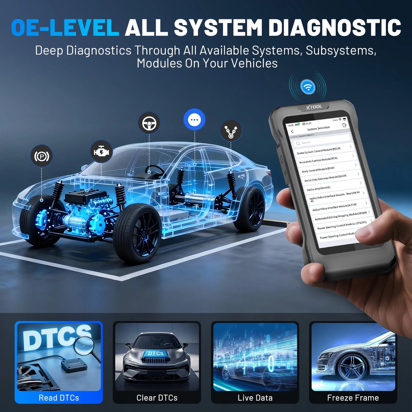 Herramienta de Diagnóstico y Programación TPMS XTOOL TP580, Escáner Automotriz para Todos los Sistemas, 22+ Servicios