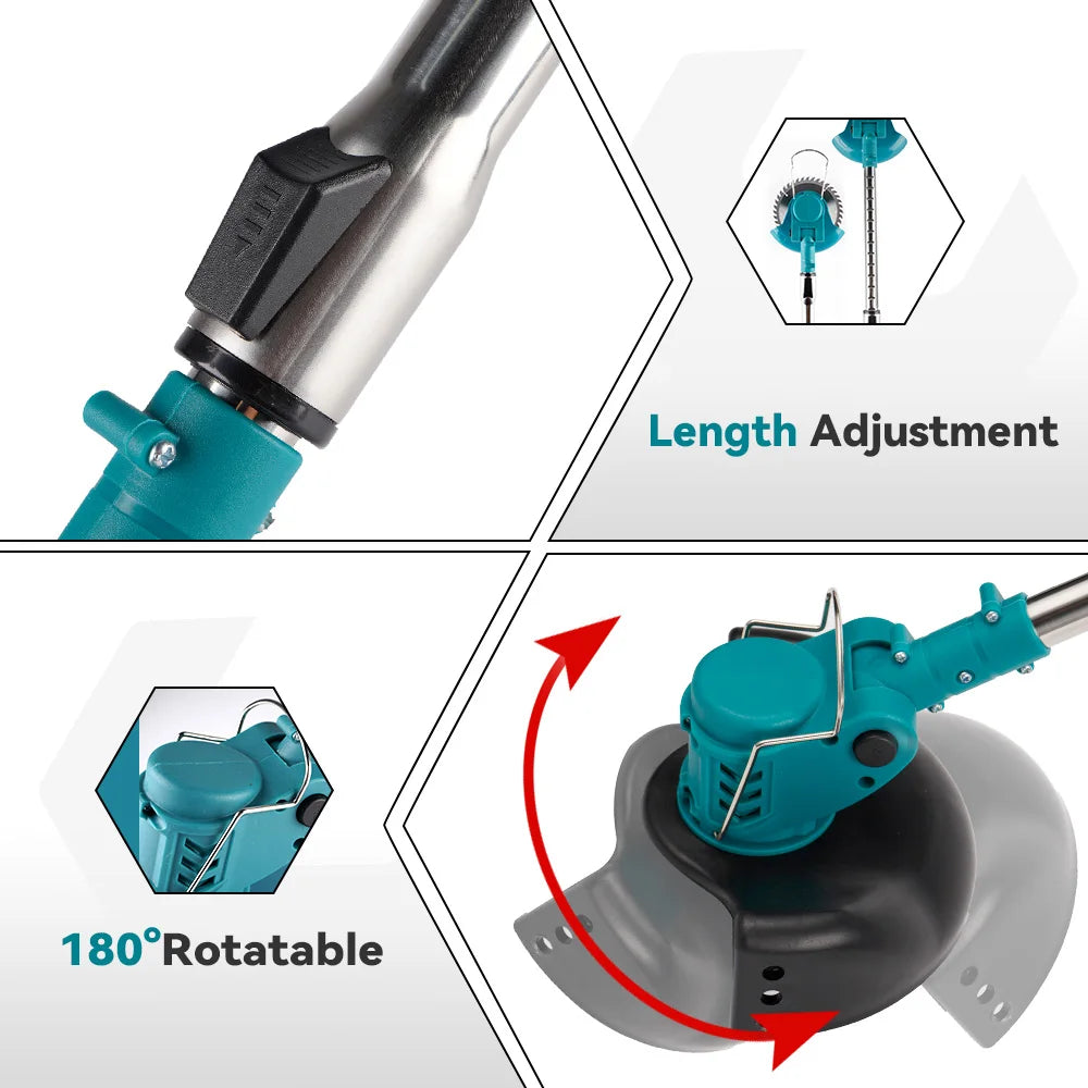 Cortacésped eléctrico YOFIDRA, cortadora de césped inalámbrica para jardín