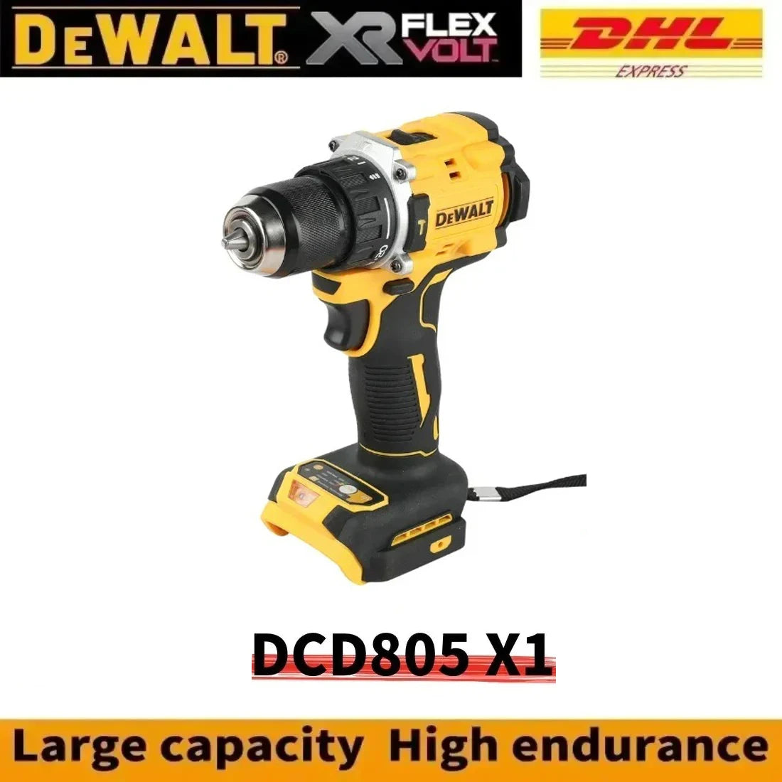 Nueva Batería Original Dewalt 9.0Ah 20V/60V para Herramientas Eléctricas DCB206 DCB206 DCB205 DCB200 DCB203