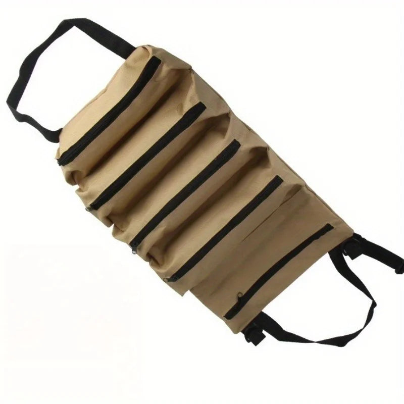 Bolsa de herramientas multiusos, bolsa de herramientas profesional multibolsillo de alta calidad, bolsa organizadora de herramientas pequeñas portátil enrollable