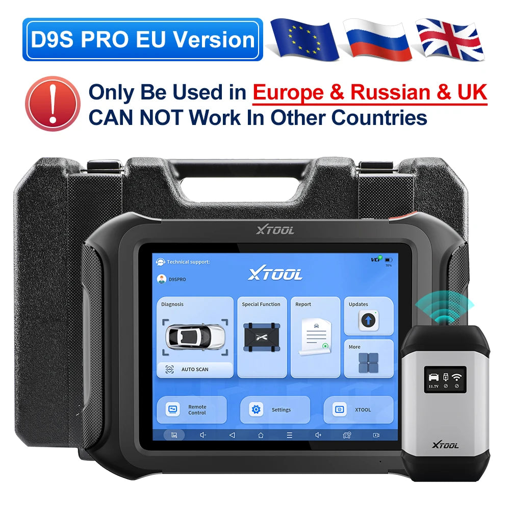 XTOOL D9S PRO D9SPRO herramientas de diagnóstico de coche programación/codificación ECU escáner automotriz más de 45 servicios