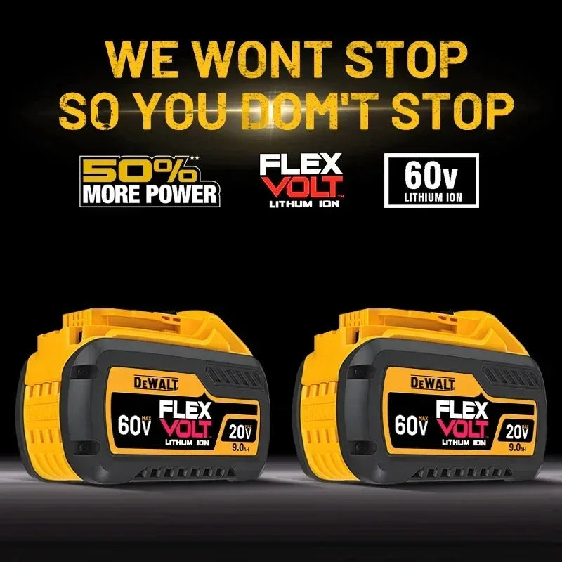 Nueva Batería Original Dewalt 9.0Ah 20V/60V para Herramientas Eléctricas DCB206 DCB206 DCB205 DCB200 DCB203