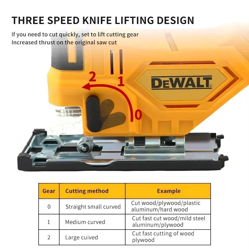 Sierra de calar inalámbrica Dewalt de 2700 RPM sin escobillas